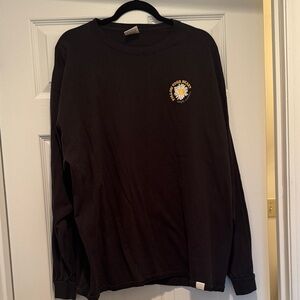 Black Long Sleeve Shirt with Graphic